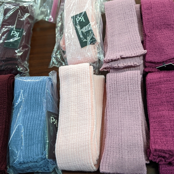Wine - KD dance rib knit 40" leg warmers- listing for 1 pair - Picture 2 of 2